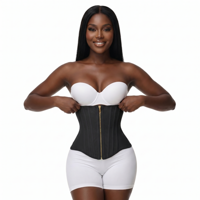 Hourglass Snatch Waist Trainer Corset — Double-Compression Sculpting Shaper
