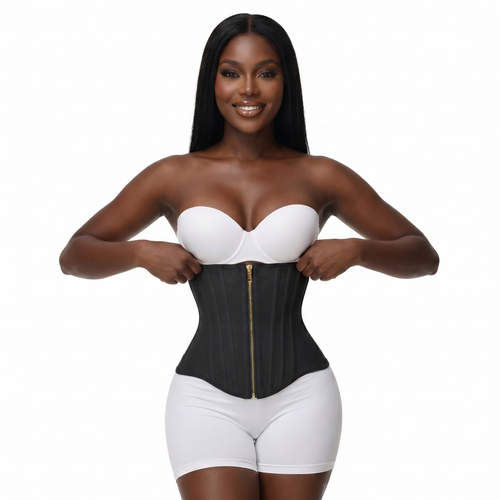 Hourglass Snatch Waist Trainer Corset — Double-Compression Sculpting Shaper