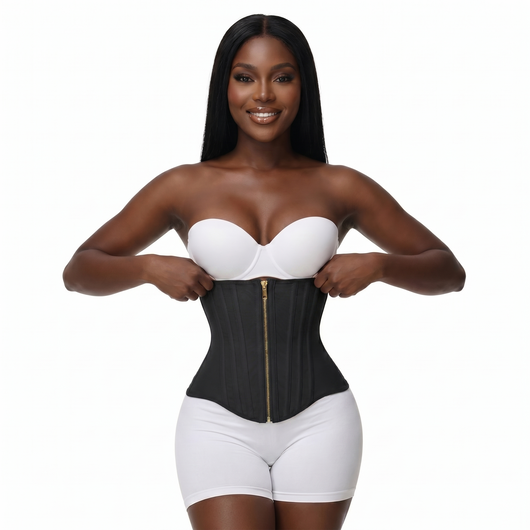 Hourglass Snatch Waist Trainer Corset — Double-Compression Sculpting Shaper